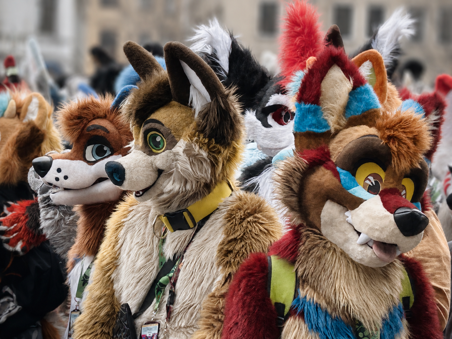 Unge udtrykker identitet gennem furry-kostumer